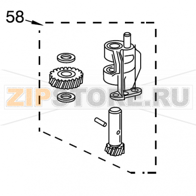 Worm Gear Bracket And Gear (10 T &amp; 23 T) KitchenAid K45SS Worm Gear Bracket And Gear (10 T & 23 T) KitchenAid K45SS

Запчасть на сборочном чертеже под номером: 58

Название запчасти KitchenAid на английском языке: Worm Gear Bracket And Gear (10 T & 23 T) KitchenAid K45SS