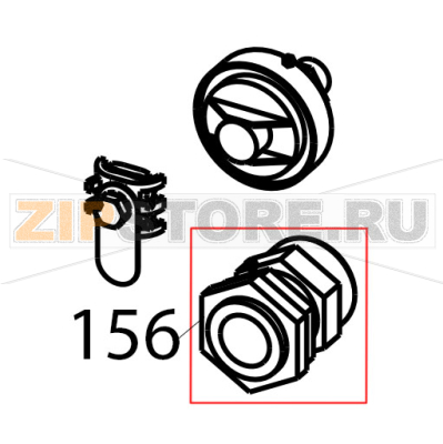 Cable gland with nut Tecnoinox EFB10DSL Cable gland with nut Tecnoinox EFB10DSLЗапчасть на деталировке под номером: 156