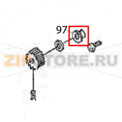 Ball supporter Sato HR224 TT Ball supporter Sato HR224 TTЗапчасть на деталировке под номером: 97Название запчасти на английском языке: Ball supporter Sato HR224 TT.