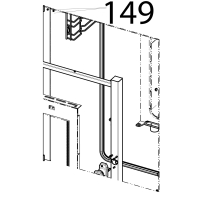Complete internal glass Tecnoinox EFC06M
