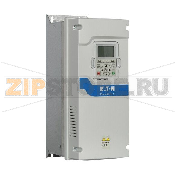Преобразователь частоты, 400 В, трехфазн., 12 A, 5.5 кВт, IP21/NEMA1 Eaton DG1-34012FB-C21C 