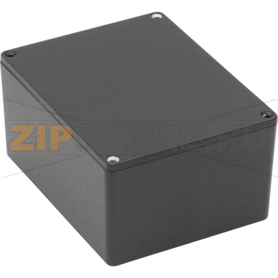Корпус 121x95x61 мм, материал: алюминий, черный, 1 шт Hammond 1590PPBK 