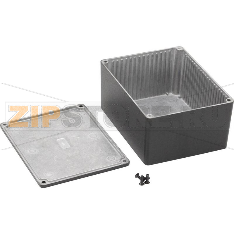 Корпус 121x95x61 мм, материал: алюминий, черный, 1 шт Hammond 1590PPBK 