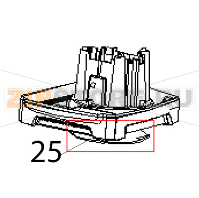 Windshield pad Hurakan HKN-HBH850 Windshield pad Hurakan HKN-HBH850Запчасть на деталировке под номером: 25