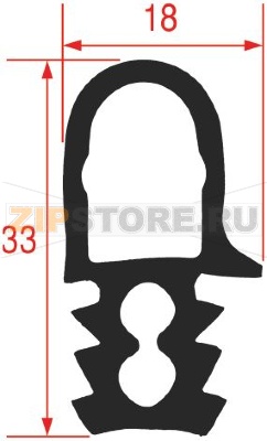 GASKET FOR OVEN DOOR 770x520 mm 