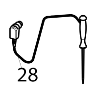 Needle probe D.5, L=1300 Tecnoinox GFB10DS