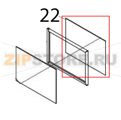 Inner glass Hurakan HKN-XF023 Inner glass Hurakan HKN-XF023Запчасть на деталировке под номером: 22