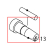 Fuse holder Hoshizaki IM-65NE
