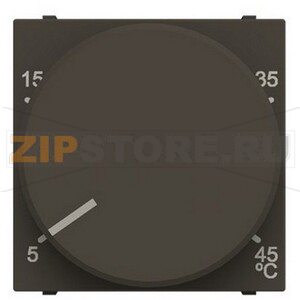 Механизм терморегулятора для теплого пола 10 А, 250 В, антрацитовый ABB 9939.60 