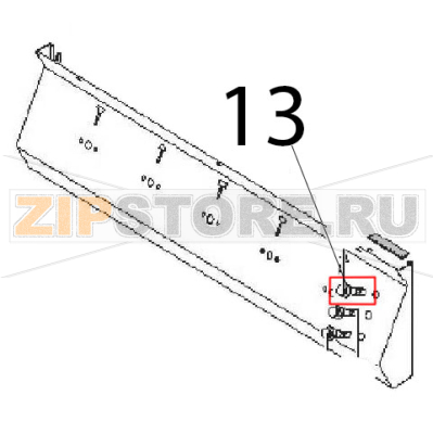 Red light 230 V Angelo Po 1G1PE2EV Red light 230 V Angelo Po 1G1PE2EVЗапчасть на деталировке под номером: 13