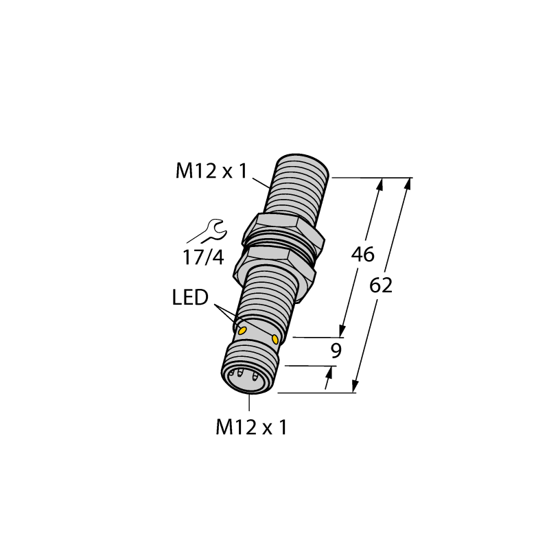 Датчик индуктивный Turck BI4U-M12E-VN6X-H1141 