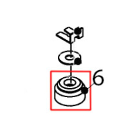 Rubber grommet Hoshizaki IM-65NE