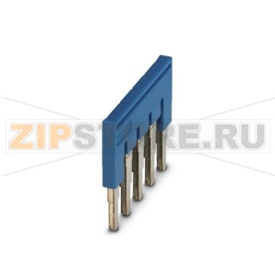 Перемычка Phoenix Contact FBS 5-6 BU Полюсов: 5, Цвет: синий.Минимальный заказ: 50 шт.Упаковка: 50 шт.