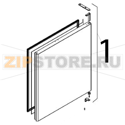 Door unit Angelo Po IS102SR Door unit Angelo Po IS102SRЗапчасть на деталировке под номером: 1