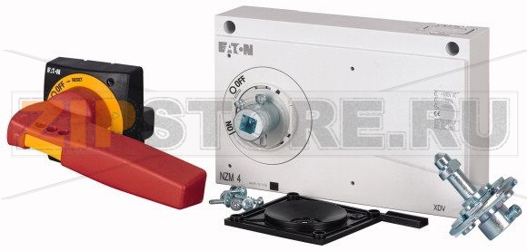 Ручка поворотная на дверь, красно-желтая, ось не более 60 мм NZM 4 Eaton NZM4-XTVDVR-60 