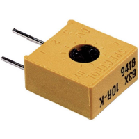 Резистор подстроечный 0.5 Вт, линейный, 500 кОм, угол: 270°, 300°, 1 шт Vishay M63X504KB40