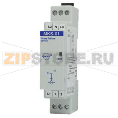 Реле контроля обрыва фаз 230 В/AC, 20% Entes MKS-01 