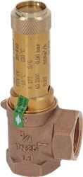 Overpressure valve 3/4   0,9 bar 