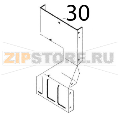 Flue front plate Angelo Po 0A1FR1G Flue front plate Angelo Po 0A1FR1GЗапчасть на деталировке под номером: 30