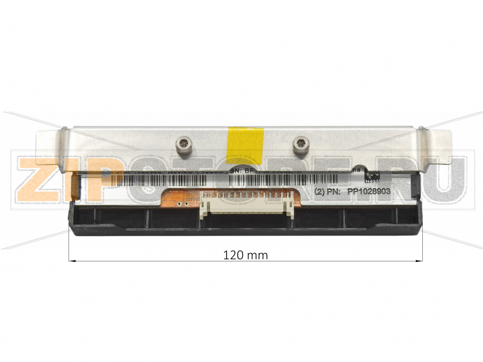 Печатающая термоголовка Zebra ZT210 (300dpi) Печатающая термоголовка Zebra ZT210 (300dpi)Запчасть на сборочном чертеже под номером: 1Количество запчастей в устройстве: 1Название запчасти Zebra на английском языке: Kit Printhead 300 dpi