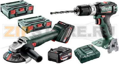 SET 2 TOOLS + BATTERIES METABO 