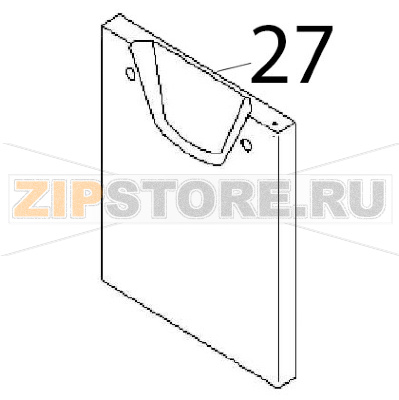 Oval door Angelo Po 04WFR3ED Oval door Angelo Po 04WFR3EDЗапчасть на деталировке под номером: 27
