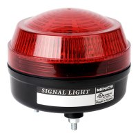 Лампа светодиодная, сигнальная, Ø: 86 мм Autonics MS86L-B02-R-F