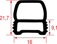 OVEN DOOR SEAL 777X1321 MM.