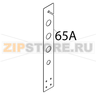 Pellicola «Eka» serigrafata nera timer logaritmico Tecnoeka KF 981 UD Pellicola «Eka» serigrafata nera timer logaritmico Tecnoeka KF 981 UDЗапчасть на деталировке под номером: 65A