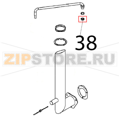 C/Dado M16x1.5 Angelo Po FX82E2T C/Dado M16x1.5 Angelo Po FX82E2TЗапчасть на деталировке под номером: 38