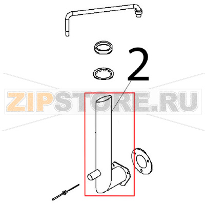Tubo aspirazione comp. Angelo Po FX101G2 Tubo aspirazione comp. Angelo Po FX101G2Запчасть на деталировке под номером: 2