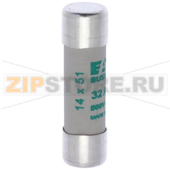 Предохранитель, 32 A, AC 500 В, 120 кА, 14x51 мм, aM, IEC Eaton CYL FUSE >STR >14x51 32A GG 500 