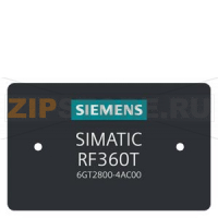 SIMATIC RF300 ТРАНСПОРДЕР RF360T EPOXY-КАРТА, 8 КБАЙТ FRAM, СТЕПЕНЬ ЗАЩИТЫ IP 67, РАБОЧАЯ ТЕМПЕРАТУРА ОТ -25 ДО +70 ГРАД. ЦЕЛЬСИЯ, 85 X 54 X 2.5 MM Siemens 6GT2800-4AC00