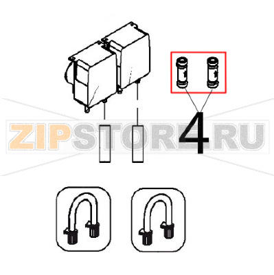 Valvola antiritorno Angelo Po FX201G3 Valvola antiritorno Angelo Po FX201G3Запчасть на деталировке под номером: 4