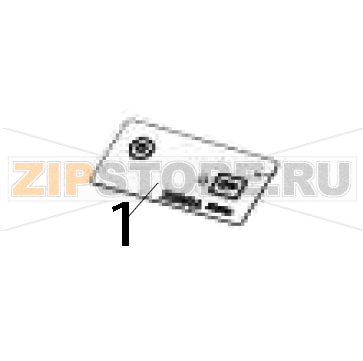 Nameplate Zebra ZD230 Direct Thermal Nameplate Zebra ZD230 Direct ThermalЗапчасть на деталировке под номером: 1