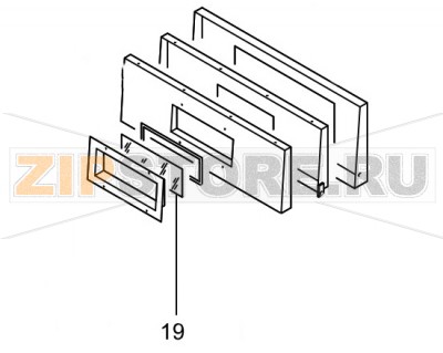 Стекло Fimar FME 4+4 Стекло печи для пиццы Fimar FME 4+4Запчасть на деталировке под номером: 19Количество запчастей в комплекте: 1Оригинальное название запчасти Fimar: Glass