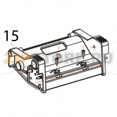Print frame Godex EZ-1105 Print frame Godex EZ-1105Запчасть на деталировке под номером: 15Название запчасти Godex на английском языке: Print frame EZ-1105.