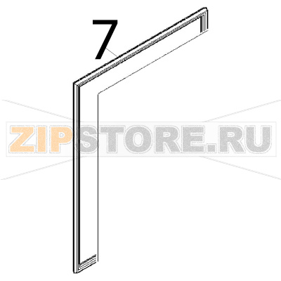 Front gasket Angelo Po FM1221E1 Front gasket Angelo Po FM1221E1Запчасть на деталировке под номером: 7