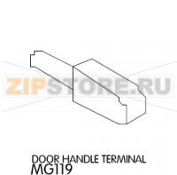 Door handle terminal Unox XF 090P