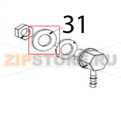 Rondella Ø: 5, p. Silanos NE1300 Rondella Ø: 5, p. Silanos NE1300Запчасть на деталировке под номером: 31