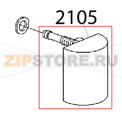Assieme gabbia d'aria Angelo Po KD130EAT Assieme gabbia d'aria Angelo Po KD130EATЗапчасть на деталировке под номером: 2105