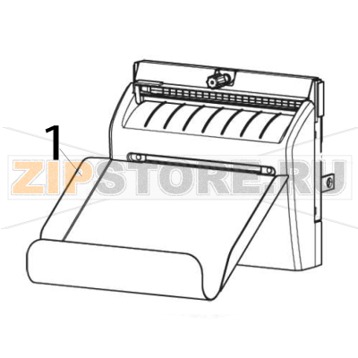 Cutter option Zebra ZT231 Cutter option Zebra ZT231Запчасть на деталировке под номером: 1