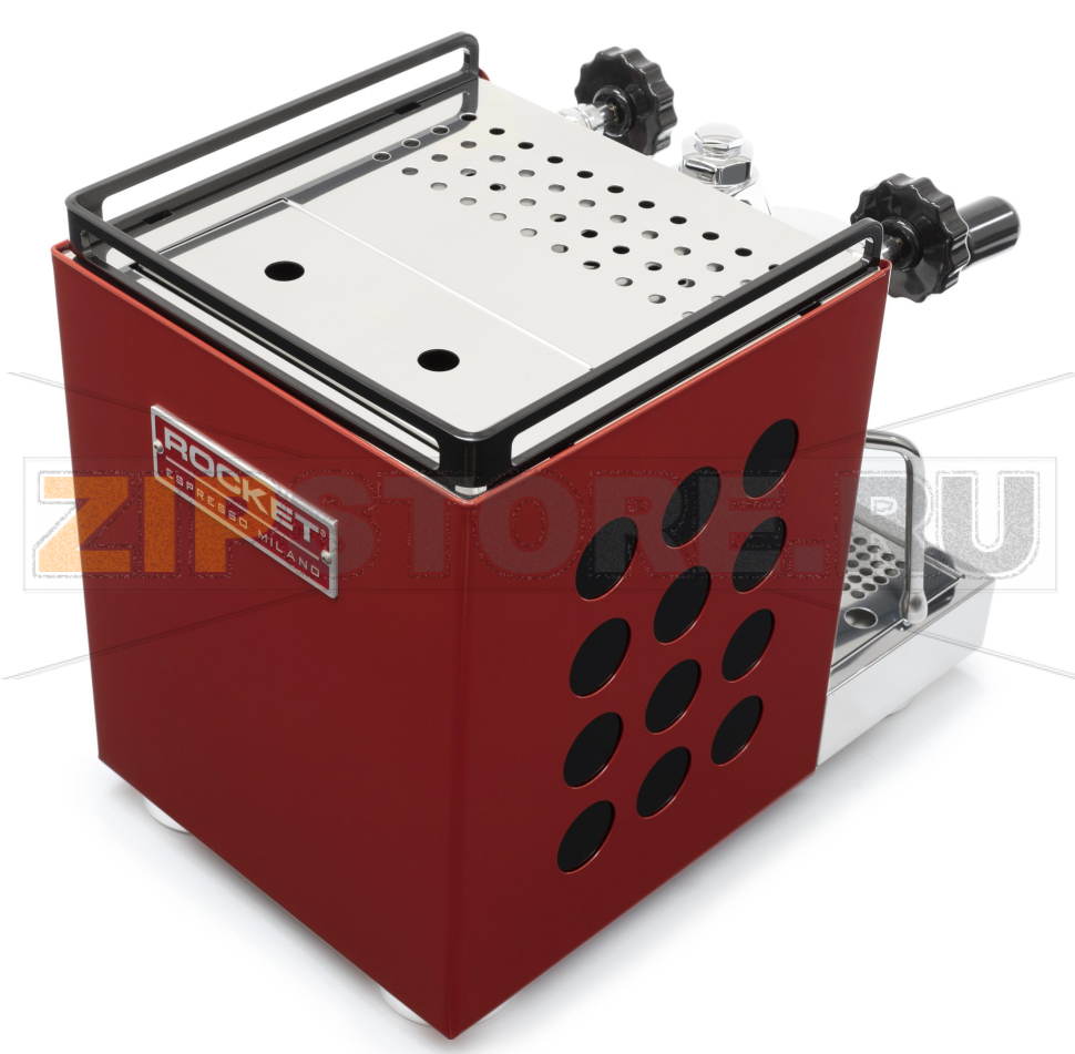 КОФЕМАШИНА ROCKET APPARTAMENTO PIAZZA ROSSA КРАСНЫЙ/ ЧЕРНЫЙ RE501R1B11 