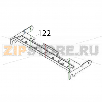 Head frame Sato SG112-ex Head frame Sato SG112-exЗапчасть на деталировке под номером: 122Название запчасти на английском языке: Head frame Sato SG112-ex.