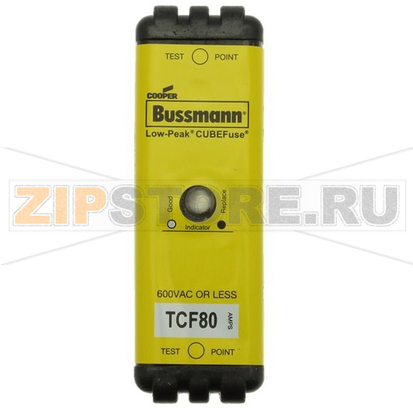 Предохранитель, 35 A, AC 600 В, DC 300 В, 300 кА, 26x29x55 мм, CF, J, 1P, UL, CSA, с задержкой Eaton 