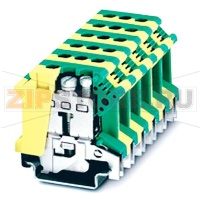 Клемма заземляющая, желто-зеленая CHIKU RTB 16-PE