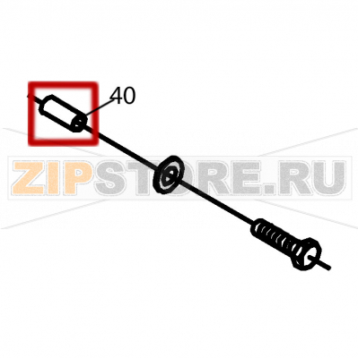 Eje separador Fagor FI-200 Eje separador Fagor FI-200Запчасть на деталировке под номером: 40Название запчасти Fagor на английском языке: Eje separador FI-200.