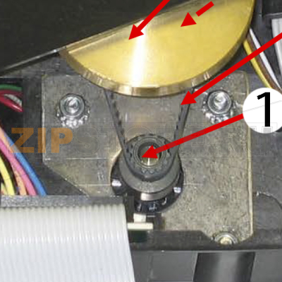 Kit, stepper motor with cable Zebra P430i Kit, stepper motor with cable Zebra P430iЗапчасть на деталировке под номером: 1
