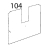 External back panel Unox XVC 205E