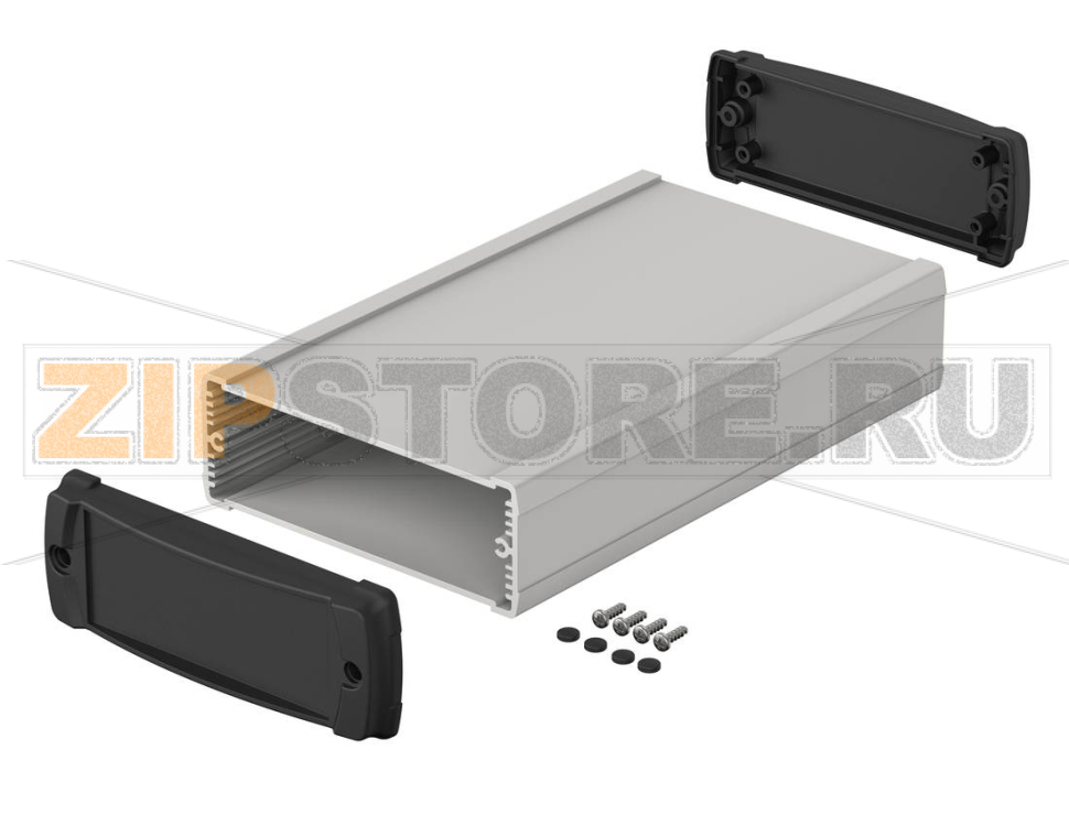 Корпус закрытый, 120x42x200 мм, с пластмассовыми крышками Bopla ELP 1240-0200 D 